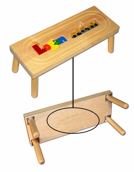 Personalized Name Puzzle Stool with Name