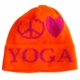 personalized peace & heart hat with earflaps