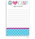 personalized - peace love camp notepad