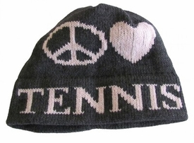 Personalized Peace Love Tennis Hat