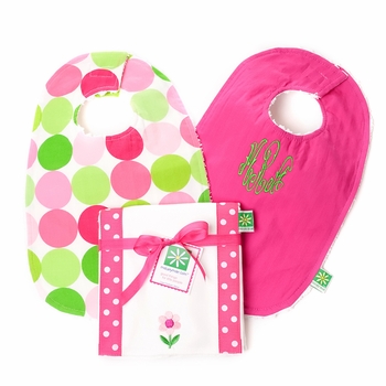 Personalized Peak Island Bib Gift Set