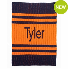 Personalized Pin Stripes Blanket