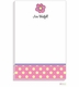 Personalized - Pink Daisy Notepad