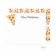 personalized - pizza pie flat notes