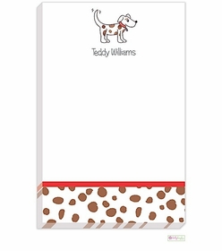 Personalized - Puppy Dog Notepad