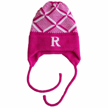 personalized puzzle hat with earflaps