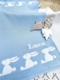 personalized rabbit baby blanket