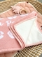 personalized rose baby blanket