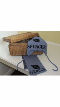 personalized scarf with name and football
