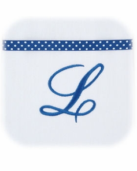 personalized script initial bodysuit