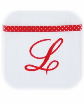 personalized script initial bodysuit