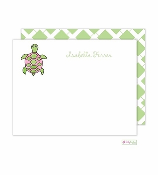 Personalized - Sea Turtle Flat Notes