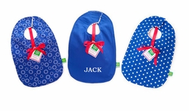 personalized set of 3 boy bibs