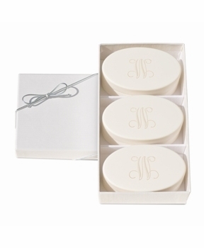 Personalized Signature Spa Soaps, Verbena Trio