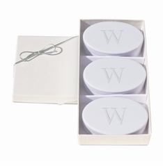 Personalized Signature Spa Soaps, Wild Blue Lupin Trio