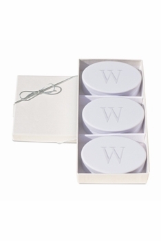 Personalized Signature Spa Soaps, Wild Blue Lupin Trio