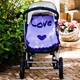 Personalized Single Heart & Scalloped Edge Blanket