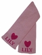 Personalized Single Heart Scarf