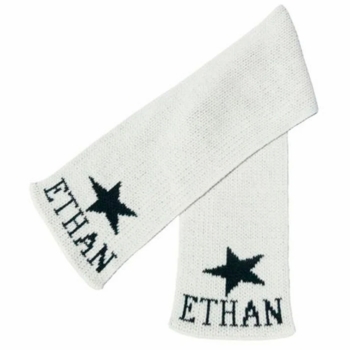 personalized single star scarf