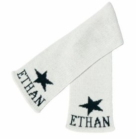 personalized single star scarf