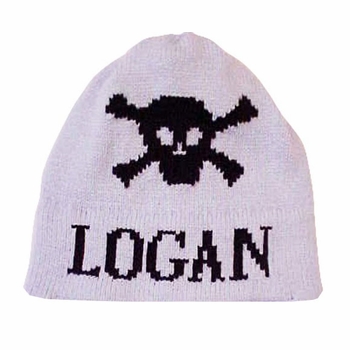 personalized skull and crossbones hat