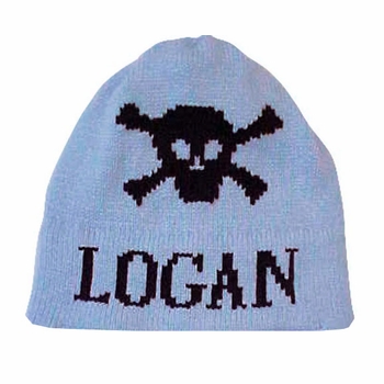 personalized skull and crossbones hat