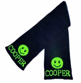 personalized smiley face scarf