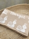 personalized snail baby blanket