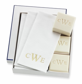 Personalized Soap and Towel Set