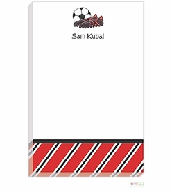 Personalized - Soccer Stud Notepad