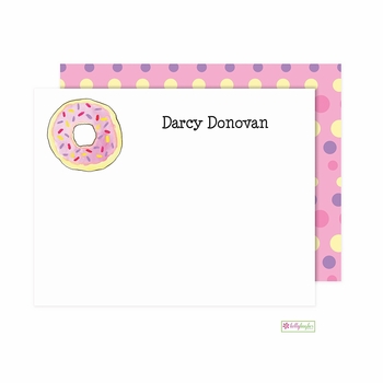 Personalized - Sprinkles Flat Notes