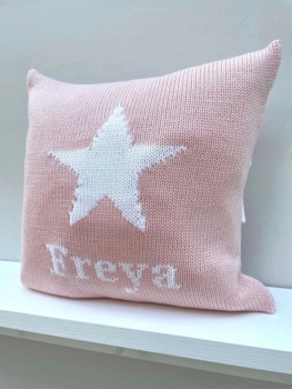 personalized star baby pillow