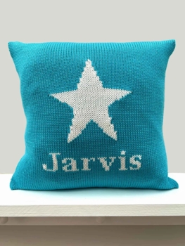 personalized star baby pillow