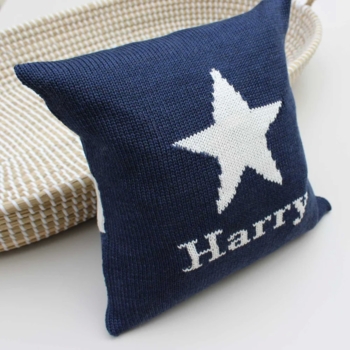 personalized star baby pillow