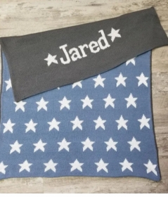Personalized Stars Baby Blanket