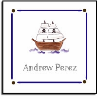 Personalized Stickers - Ahoy Matey