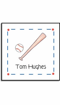 Personalized Stickers - Baseball Buff
