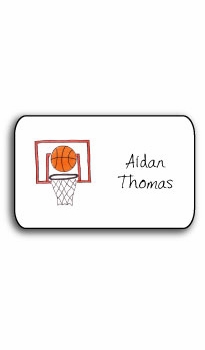 Personalized Stickers - Basketball Star