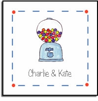 Personalized Stickers - Bubblegum