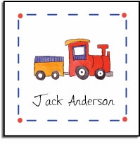 Personalized Stickers - Choo Choo