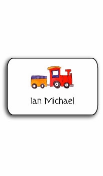 personalized stickers - choo choo