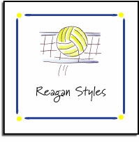 Personalized Stickers - Dig Set Spike