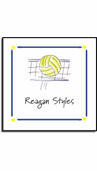 Personalized Stickers - Dig Set Spike