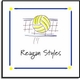Personalized Stickers - Dig Set Spike