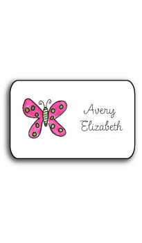 personalized stickers   flutter butterfly
