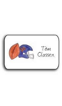 Personalized Stickers - Football Fanatic