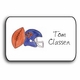 Personalized Stickers - Football Fanatic
