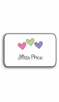 Personalized Stickers - Hearts Are Wild