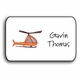 personalized stickers - helicopter
