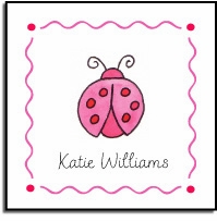 Personalized Stickers - Little Ladybug